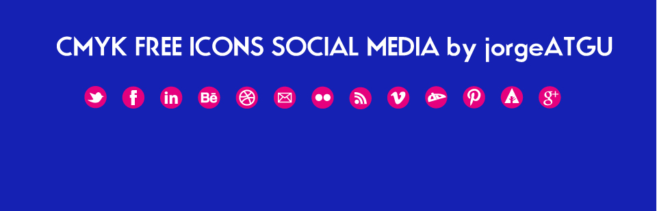 magenta icons social pixel media vector svg