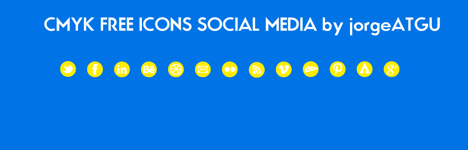 yellow icons social pixel media vector svg