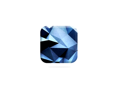 blue ios icon
